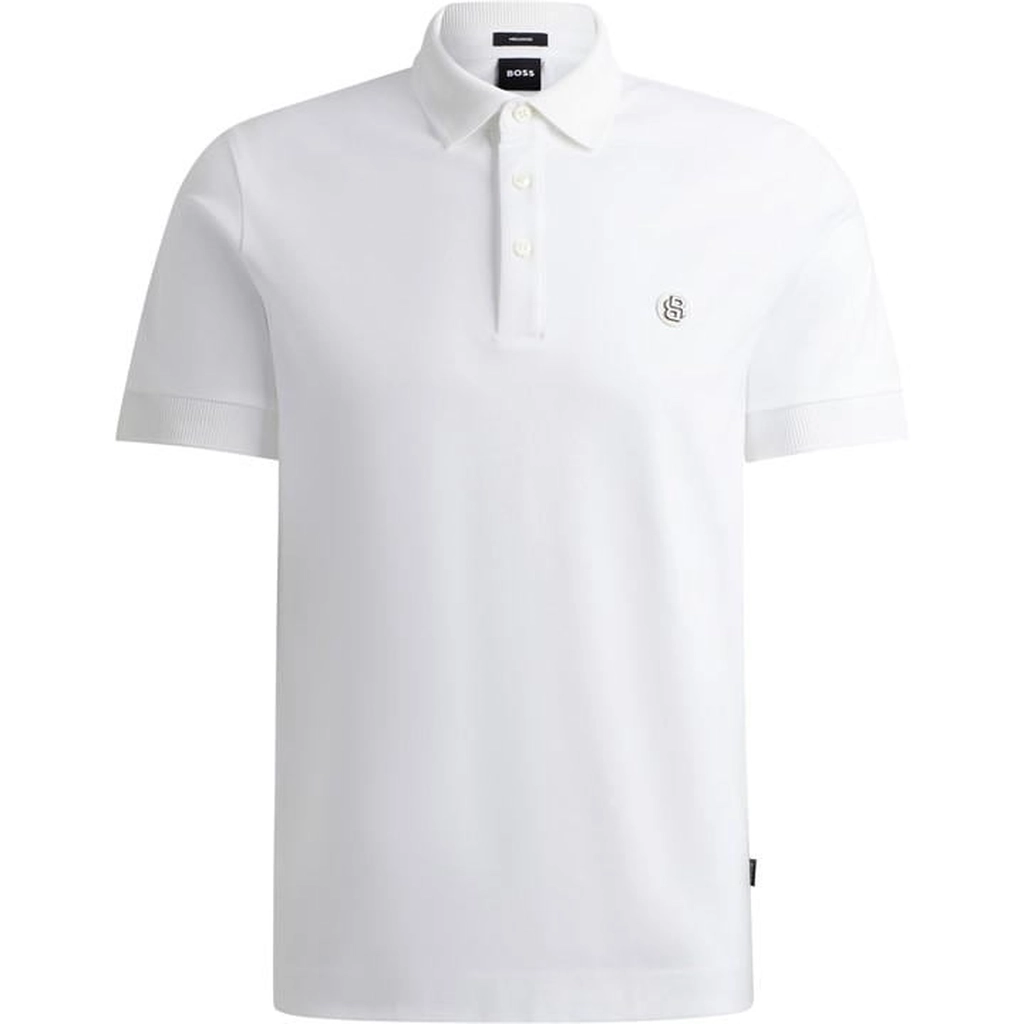 Hugo Boss Men's Short Sleeve Polo Shirt - White
